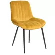 Vida steppelt szék sárga színben