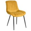 Vida steppelt szék, sárga színben