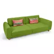 Amsterdam kanapé, zöld színben