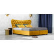 Damasc Chester ágy 160x200, szürke színben