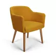 Sofia sárga kárpitos szék