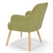 Toledo karfás szék zöld színben