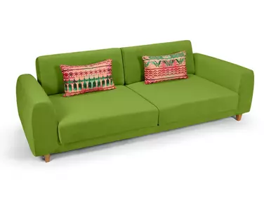 Amsterdam 2 sz. kanapé zöld színben, különleges, Ambiente szövettel