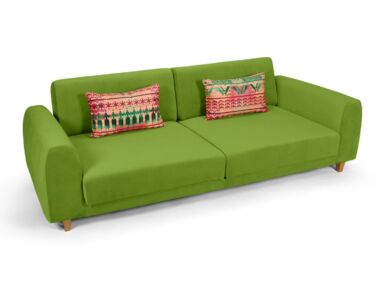 Amsterdam 2 személyes kanapé zöld színben