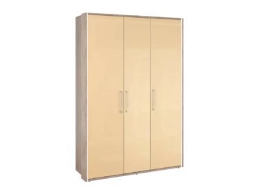 BOX 3 ajtós szekrény matt krém fronttokkal, L140