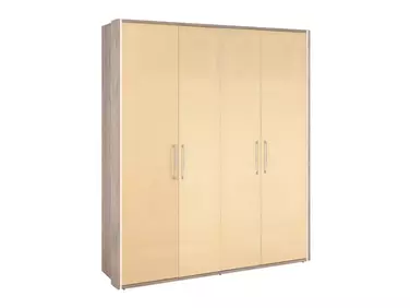 BOX 4 ajtós szekrény matt cappuccino ajtókkal, L140