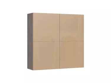 Box 1 ajtós felsőszekrény matt cappuccino fronttal, L120/H120