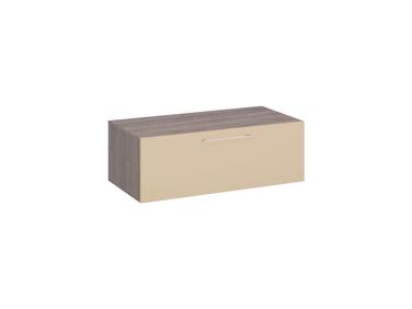 Box 1 ajtós komód matt cappuccino fronttal, L100