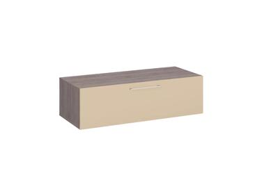 Box 1 ajtós komód matt cappuccino fronttal, L120