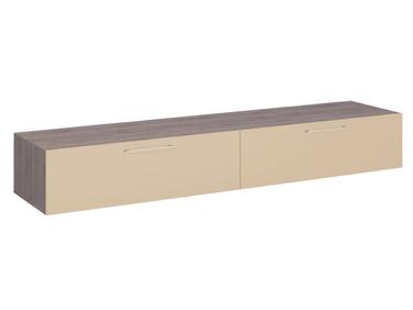 Box 2 ajtós komód matt cappuccino fronttal, L240