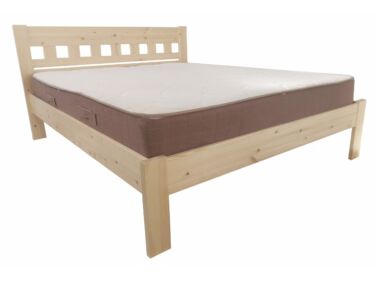 Fenyő ágy ágyráccsal, 90x200, LZB-113