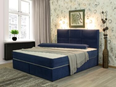Xenia EcoBox szállodai ágy kék 180x200