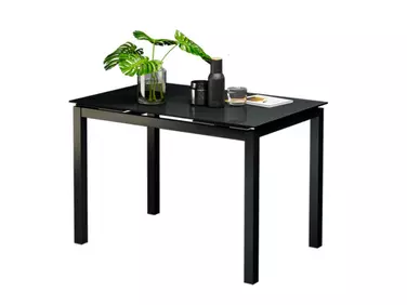 ARENA 6 személyes nyitható asztal fekete színben