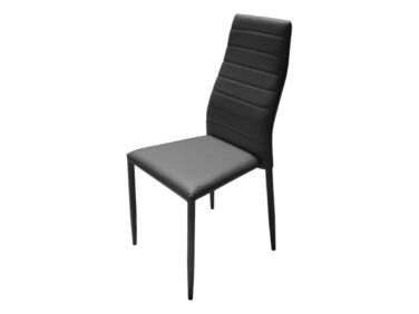 Silouette fekete textilbőr szék