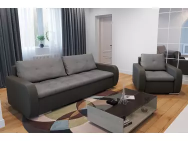 MONDO MIX 3 személyes kanapé szürke színben