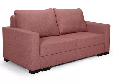 Luna fix, nagy kanapé halvány piros színben