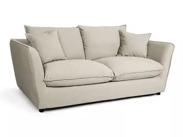 Magna 3 személyes kanapé beige színben, minőségi Elegance szövettel