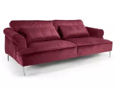 Manhattan kanapé burgundi színben, különleges, Ambiente szövettel
