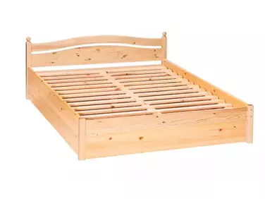Ágyneműtartós fenyő ágy, 160x200, MS-30
