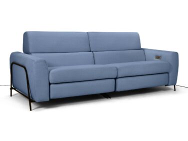 Mossa 2 személyes elektromos relax kanapé kék