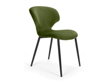 Nord szék fém lábbal, világoszöld színben, különleges, Ambiente szövettel