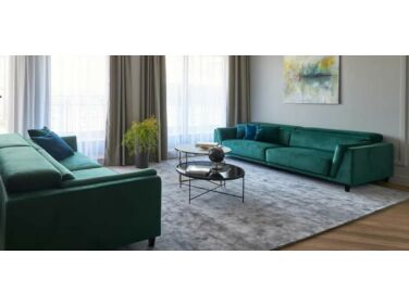 Oxford kétszemélyes kanapé kényelmi funkcióval, zöld