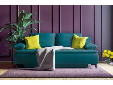 PLAY ágyazható kanapé türkiz színben