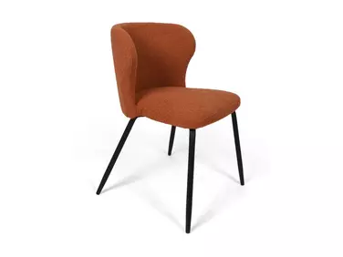 TENDA szék terracotta színben, különleges, AMBIENTE szövettel