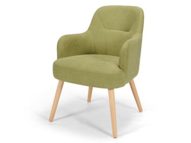 Toledo karfás szék zöld színben, superior, AquaClean szövettel