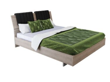 Box ágy olasz tölgy színben, matractartó lappal, 140x200