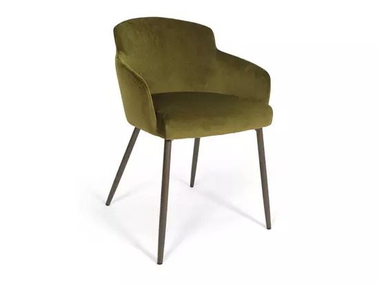 Arthur szék, zöld színben, különleges, Ambiente szövettel