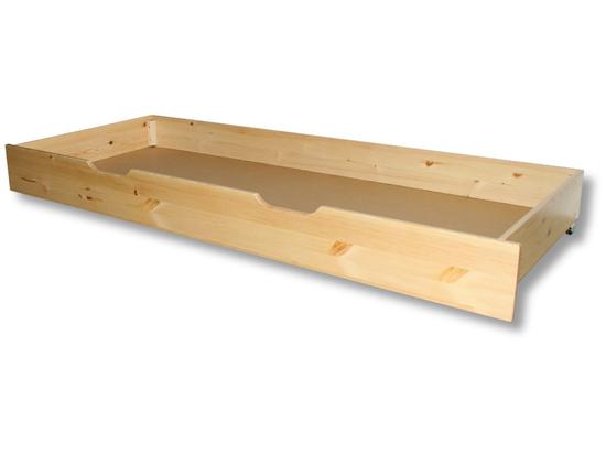 150 cm széles görgős borovi fenyő ágyneműtartó LZ-63