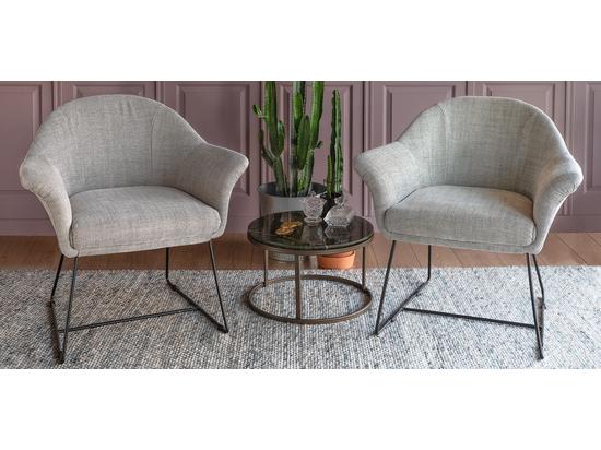 Form szürke fotel Elegance szövettel