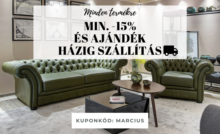 Min. -15% és ajándék házig szállítás