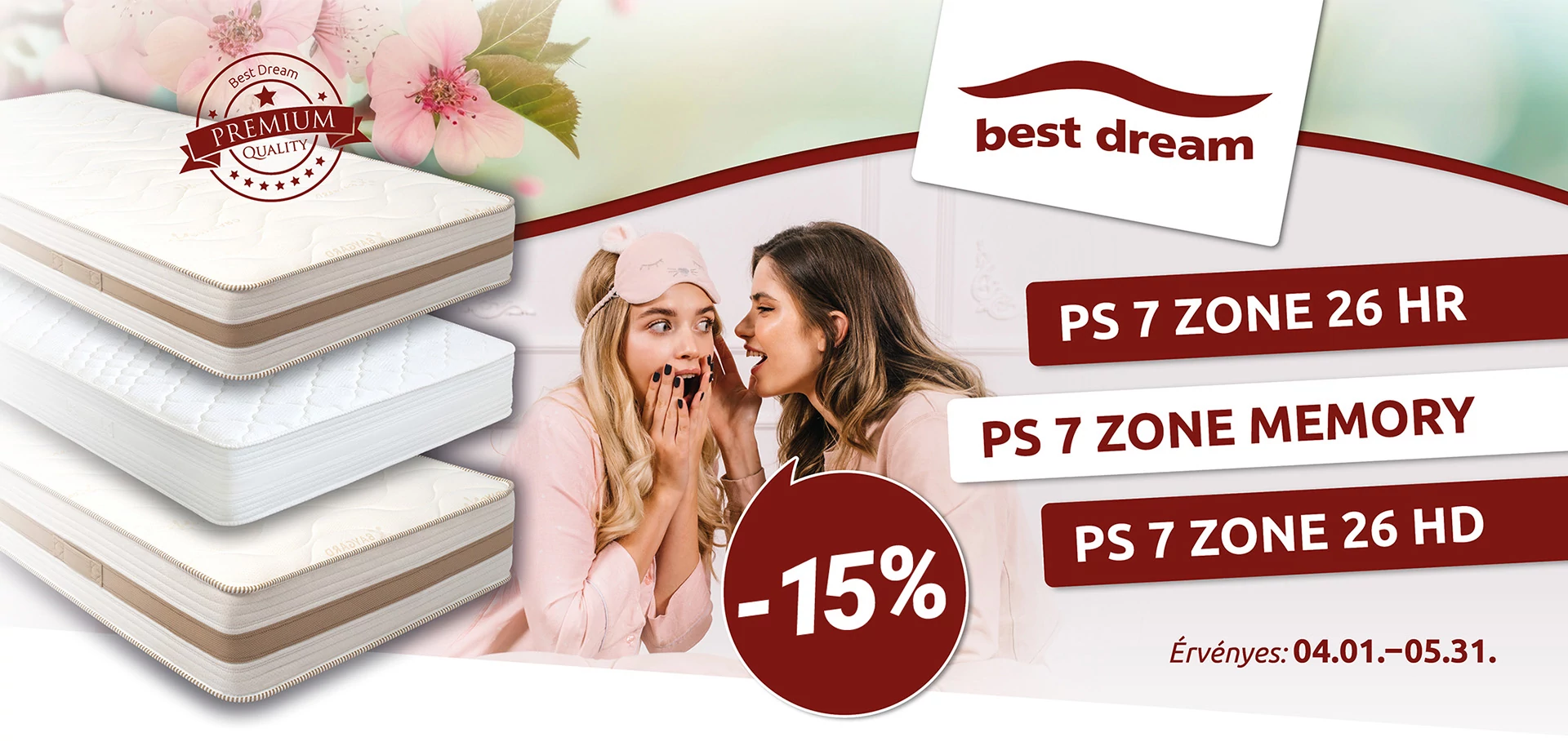 best dream matrac akci&oacute; 2026 tavasz